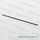 Профиль Грильято несущий 100х100 (высота 40 мм, ширина 10 мм), Эконом, черный, 2400 мм